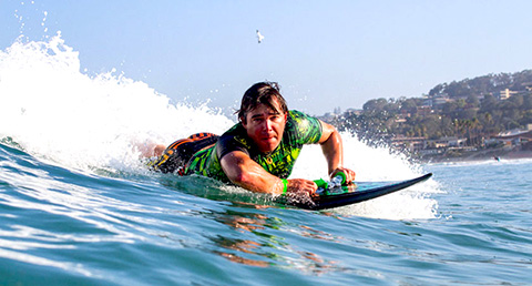 Otter Bailey Surfing at ISA